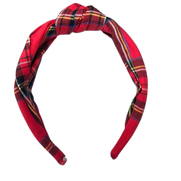 J. Crew Accessories - J.Crew Tartan knot Headband